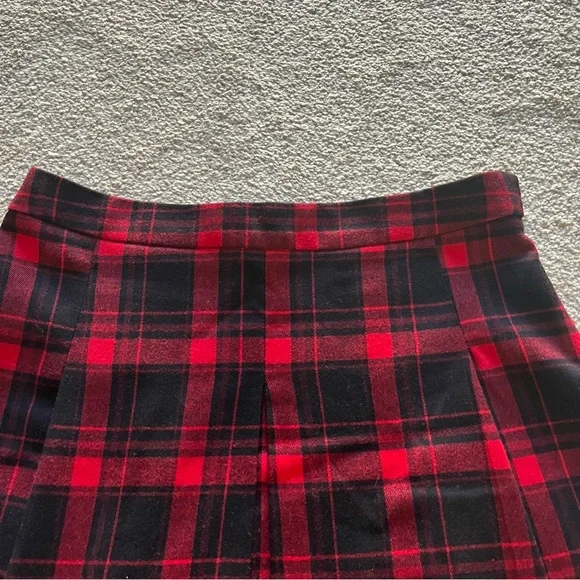 Urban Outfitters Ecoté Plaid Inverted Pleat Skirt - Picture 3 of 5